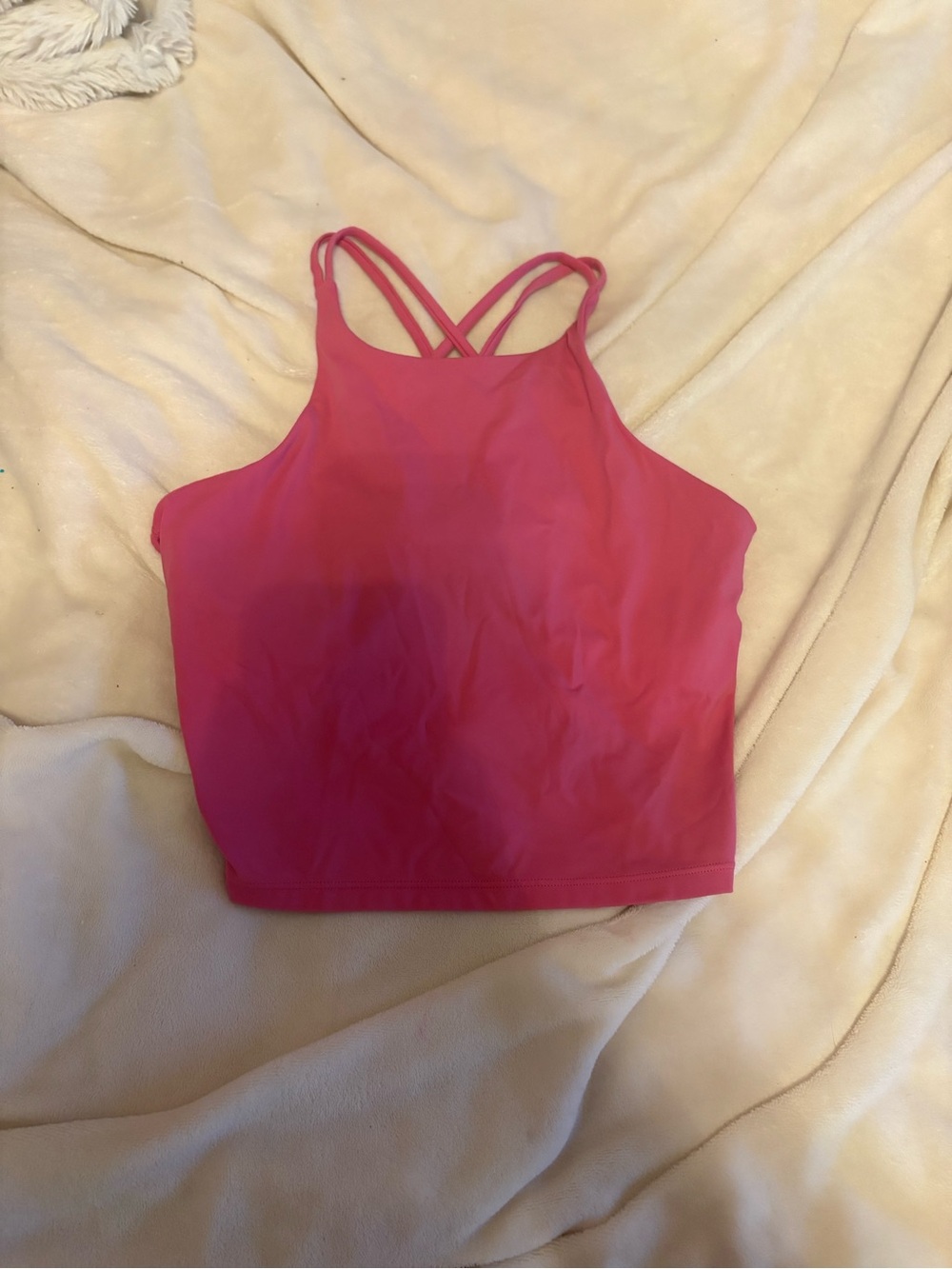 Target Pink Crisscross Back Tank Top